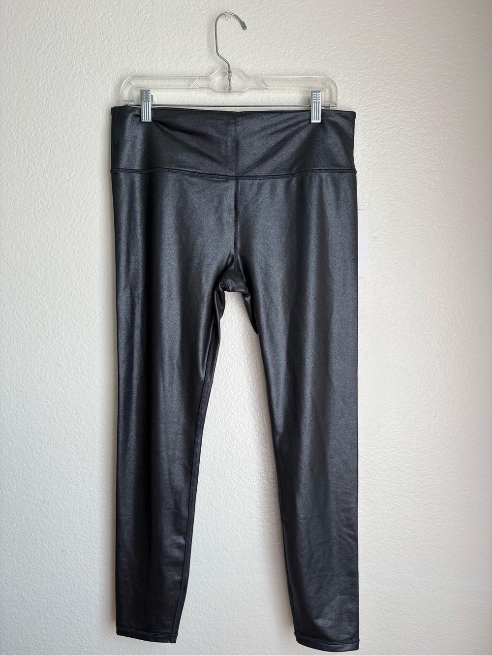 Athleta Faux Leather-Look Leggings - Black
